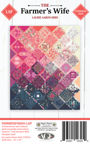 The Farmer's Wife, Finishing Pack, Lap Quilt