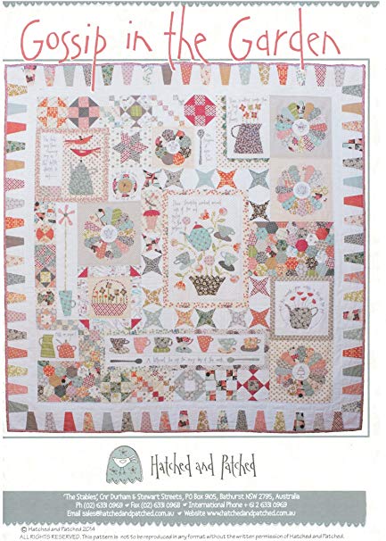 HP-A403, Pattern, Gossip in the Garden by Anni Downs