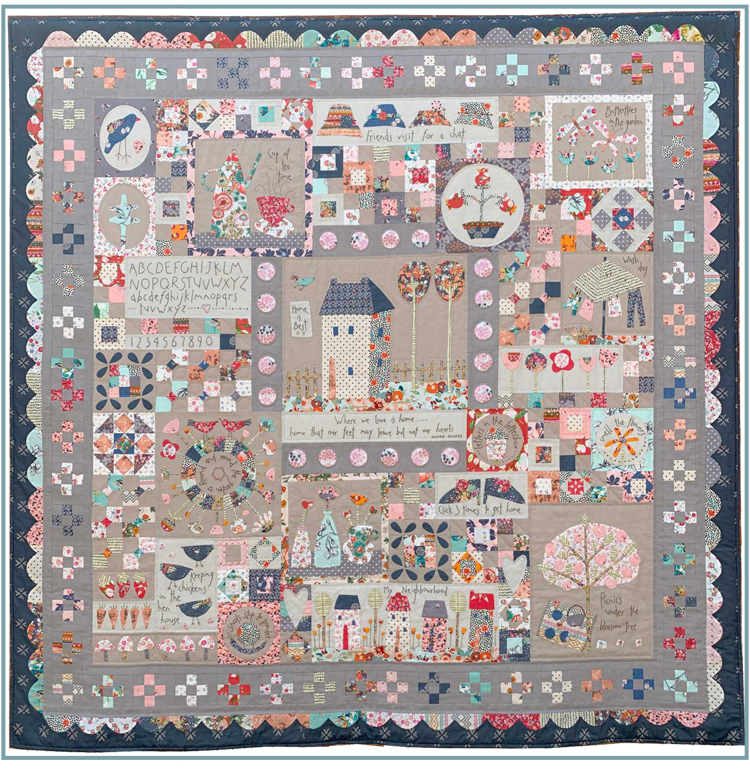 HP-A410, Pattern, Where we love is Home by Anni Downs