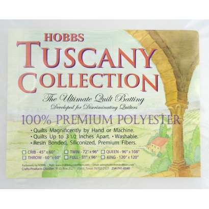 HOBTP45, Crib, TUSCANY POLYESTER BATTING 45"x 60" 