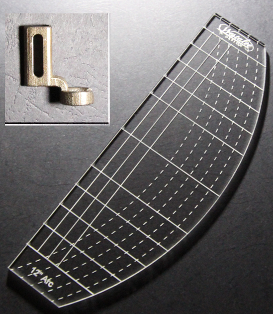 Medium Shank Ruler Foot with 12" Arc and Stable Tape (WRF-SS-MS) 
