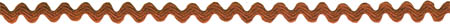 Rust Ric Rac (0.25", 6mm) - 36 YDS