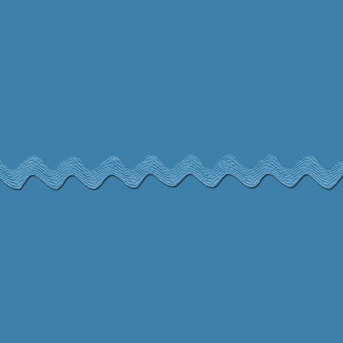 GAN765041-316, Turquiose Ric Rac (0.625", 150mm) - 24 YDS