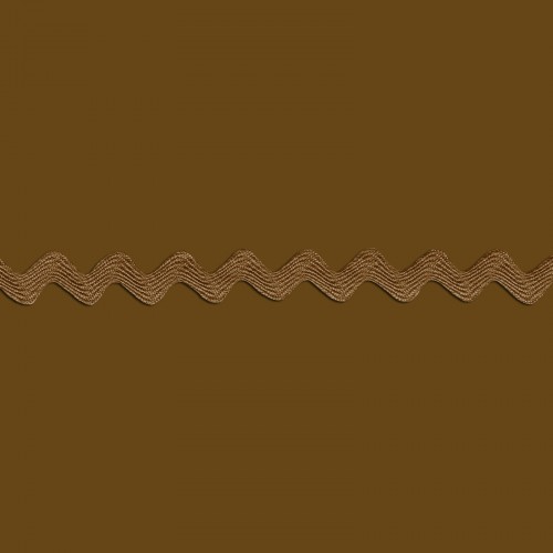 GAN765041-860, Chestnut Ric Rac (0.625", 150mm) - 24 YDS