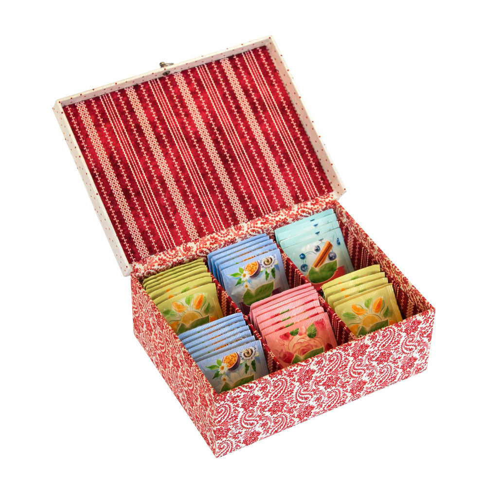 Tea Box - Red (open)