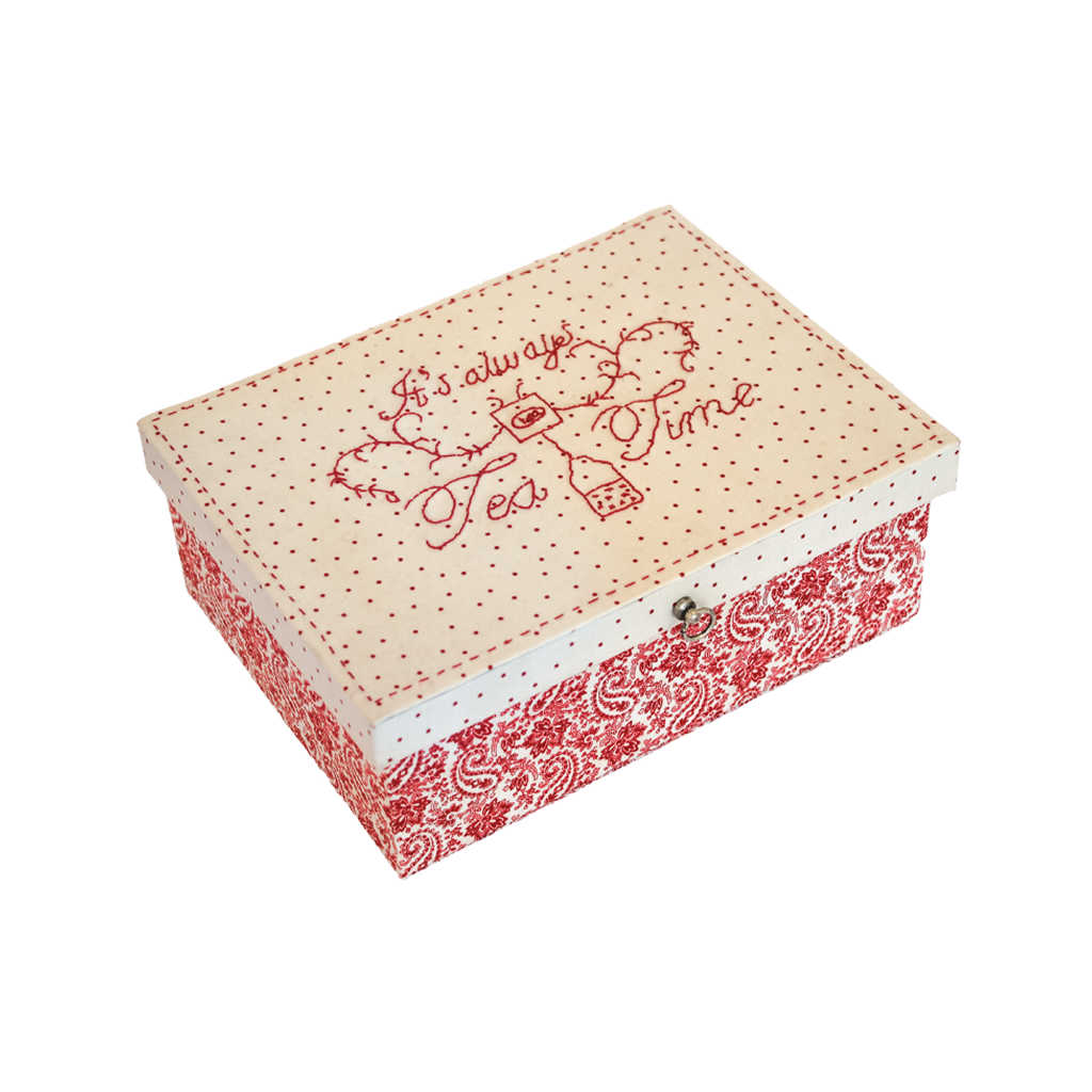 Tea Box - Red (closed)