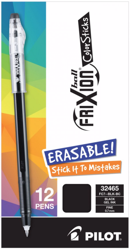 Frixion Colorstick Black (Fine 0.7mm)