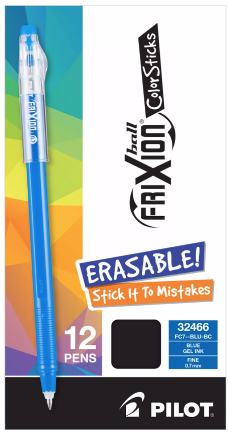 PILFC7-BLU-BC, Frixion Colorstick, Blue, pack of 12