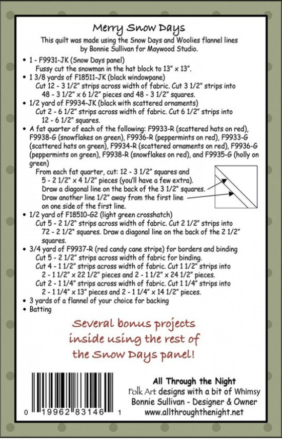 ATN2101, Merry Snowdays by Bonnie Sullivan