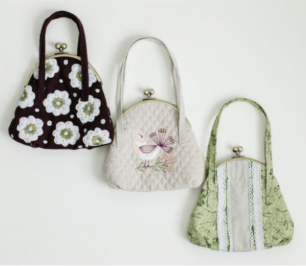 KID578, Keepsake Clasp Purses with embroidery CD, by Kimberbell Design 