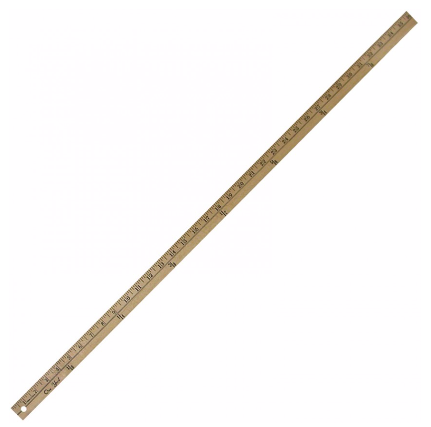 Wooden Ruler Yardstick