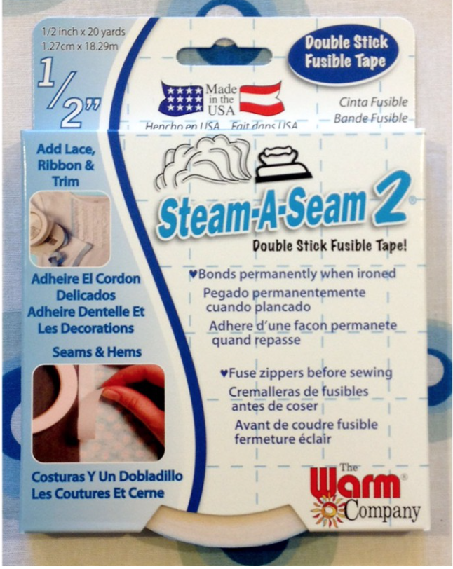 Steam-A-Seam 2 Fusible Web 1/2 inch Tape