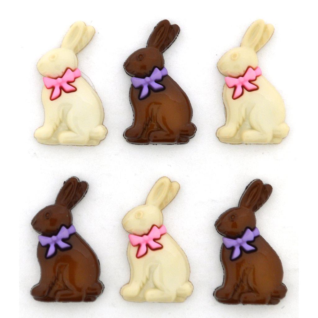 10876, Chocolate Bunnies (6 pieces)