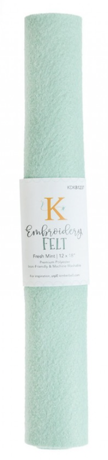 KDKB1237, Embroidery Felt - Fresh Mint