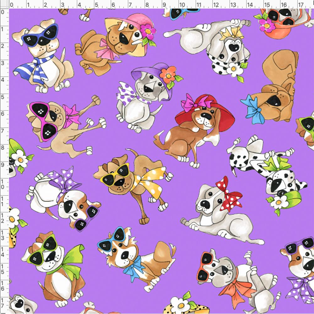 LOD692-416, Go Doggy! Fabric, by Loralie Designs, STOCK