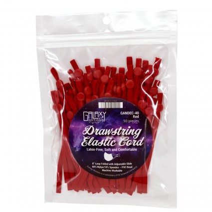 GANDEC-40, Drawstring Elastic Cord Red