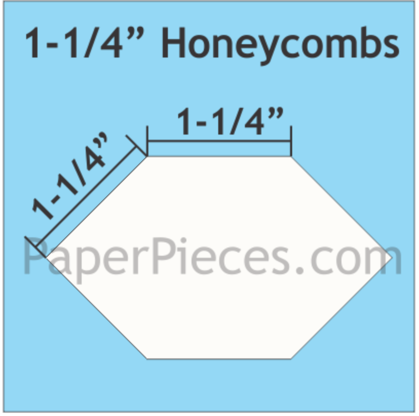 HON125, 1-1/4" Honeycomb, 50 pieces