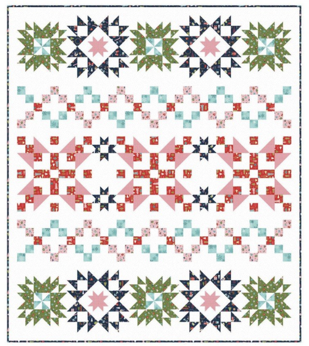 KIT-MASMER, Merry Making Quilt Kit (Maywood Studio Fabrics) by Kimberbell Design (expected 06/22)