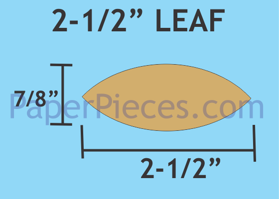  LEAF250S, 2-1/2" Leafs: Small Pack‚ 88 Pieces