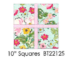 SQ-BT22125, 10" Squares Bloom True by Poppie Cotton, 42 prints (07/2022)