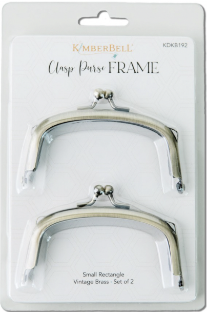 KDKB192, Clasp Purse Frame Small Rectangle pack of 2, by KimberBell
