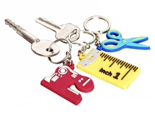 TACN4380, Sew Fun Keychain (3 different per pack)