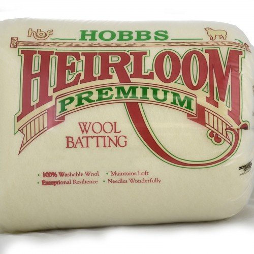 HOBWL90S, Heirloom® Premium Wool Batting, 100% Wool,  Queen size, 90" x 108"