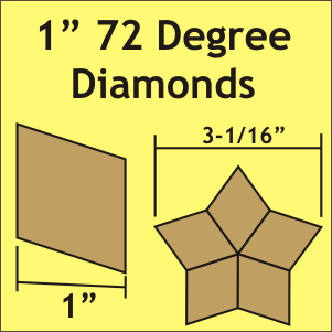 72DIA100S, 1" 72 Degree Diamonds: Small Pack‚ 128 Pieces