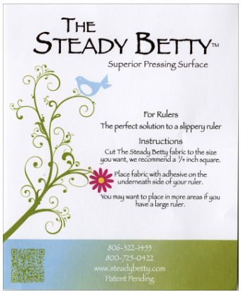 STBRB12, Steady Betty for Rulers, 4-1/2” x 1/4”