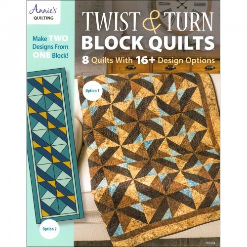 DRG141464, Twist & Turn Block Quilts, 8 Inspiring Designs (48 pages)