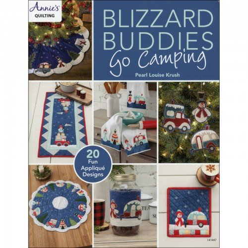 DRG141447, Blizzard Buddies Go Camping, 20 fun appliqué designs (48 pages)