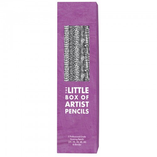 CTP20504, The Little Box of Artist Pencils, 5 Professional-Grade Drawing Pencils & Blender