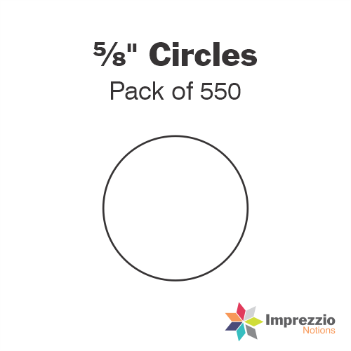 ⅝" Circle Papers - Pack of 550