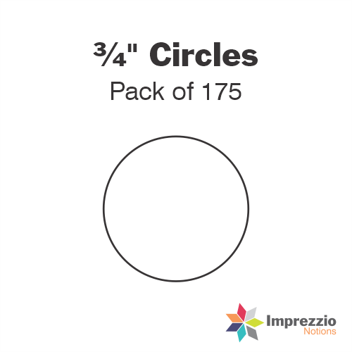 ¾" Circle Papers - Pack of 175