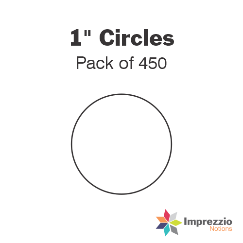 1" Circle Papers - Pack of 450