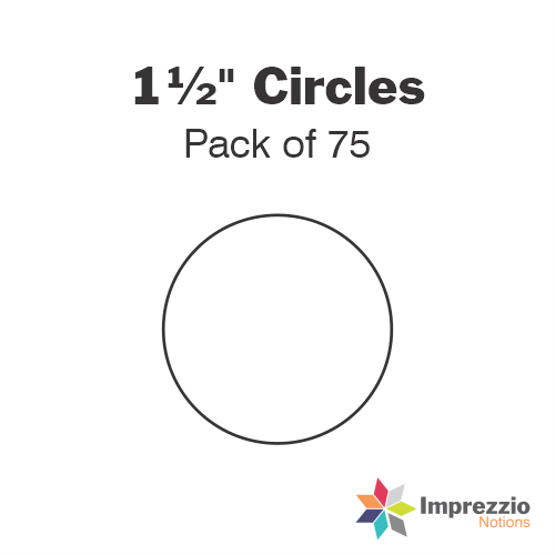 1½" Circle Papers - Pack of 75