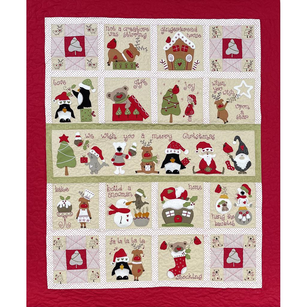 A Christmas Wish pattern of the month (5 in total), by Fig 'n' Berry Creations Patterns