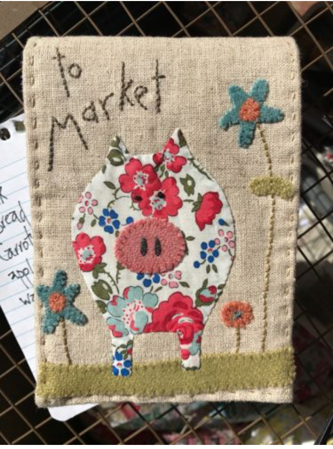 HP-F073, Pattern, To Market Notepad - Pattern by Anni Downs