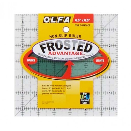 OLFA Frosted Quiltruler (6.5"x6.5")
