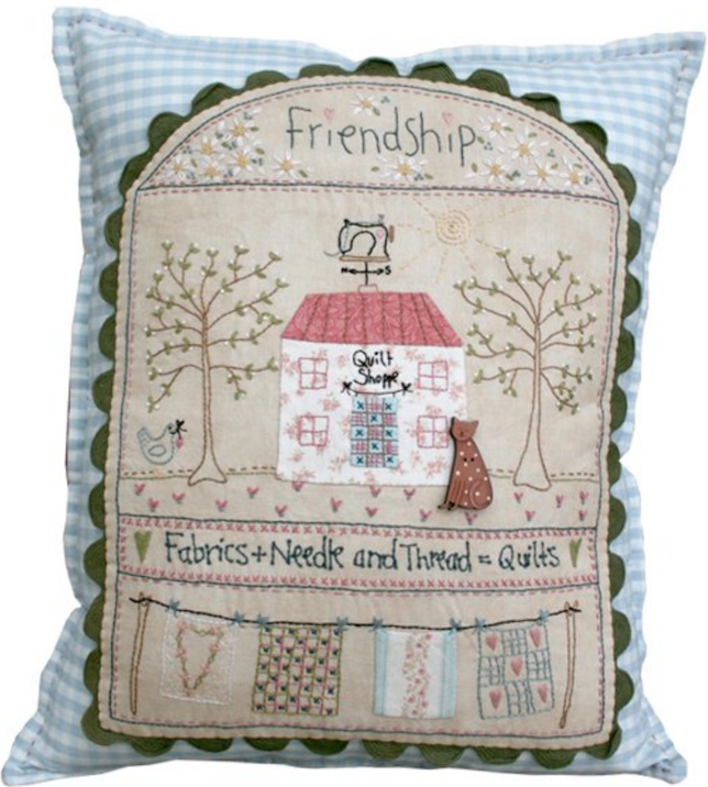 LA-Y343, Pattern, Quilt Shoppe Pillow
