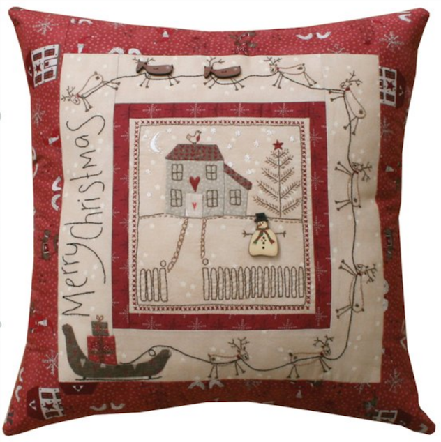 LA-Y349A, Pattern, Christmas Eve Pillow