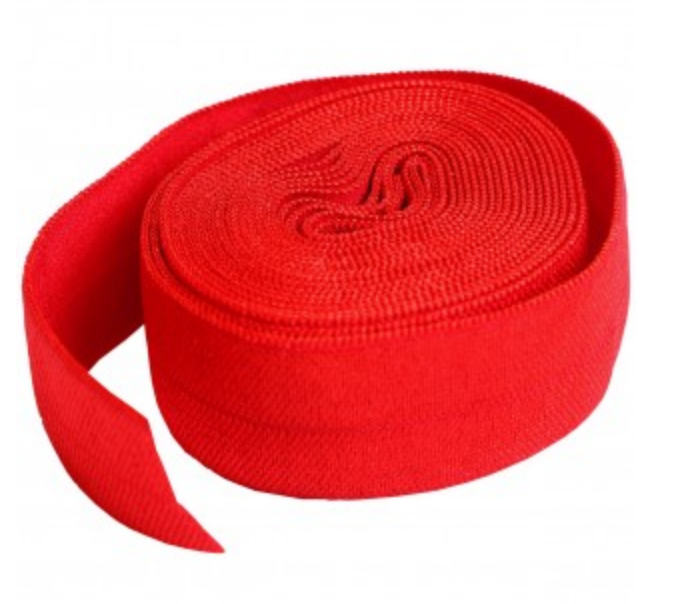 SUP211-2-ATOM RED, Fold over Elastic Atom Red (20mm, 2 yard package) ByAnnie