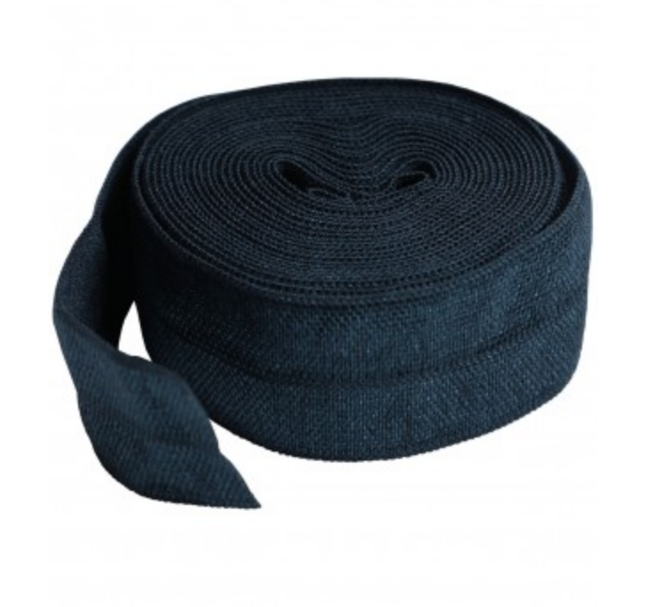 SUP211-2-NAVY, Fold over Elastic Navy (20mm, 2 yard package) ByAnnie