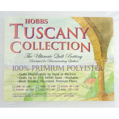 HOBTP45, Crib, TUSCANY POLYESTER BATTING 45"x 60" 