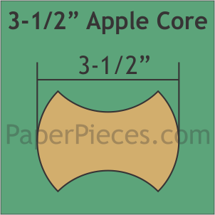 3,5" Applecore, 20 Pieces