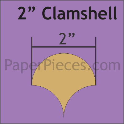 2" Clamshell, 68 Pieces