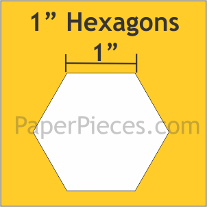 1" Hexagon Large, 600 Pieces