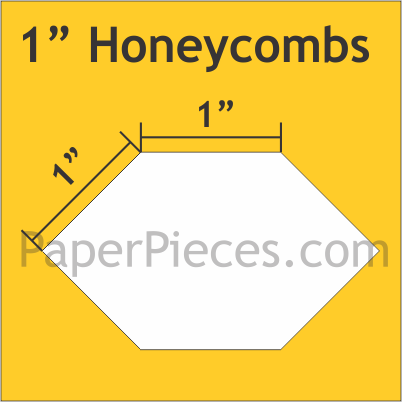 1" Honeycomb Large, 600 Pieces