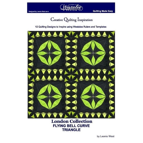 12 Flying Bell Curve Triangle Block Designs 60pg Book (BK FBC DES-2)