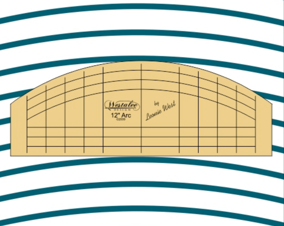 WT-12ARCWFKIT-HS, 12" Arc from ruler foot starter set High Shank (CS6-2-HS)